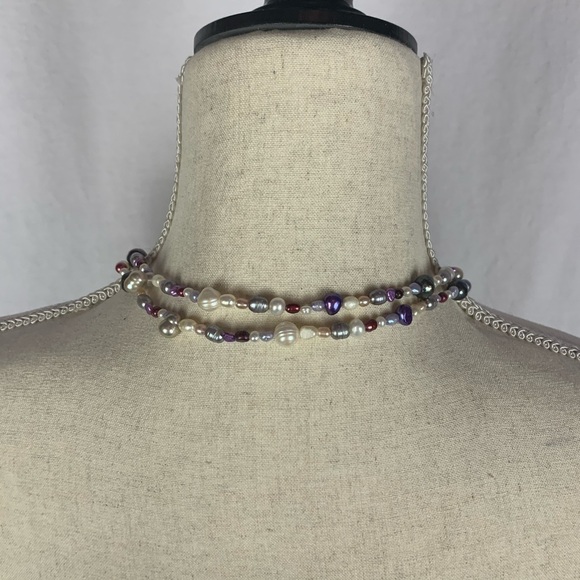 Fresh water pearls long necklace - Picture 3 of 3